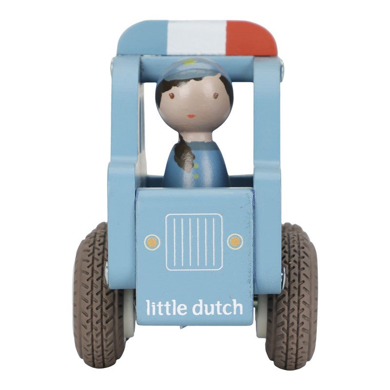 Coche de policía madera - Little Dutch