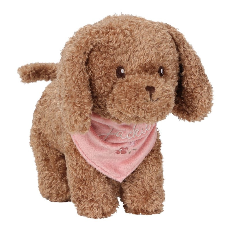 Perrito peluche Jackie con bolsa - Little Dutch