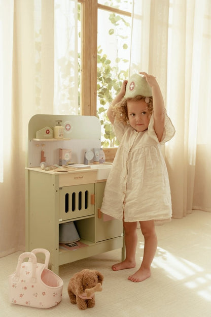 Perrito peluche Jackie con bolsa - Little Dutch