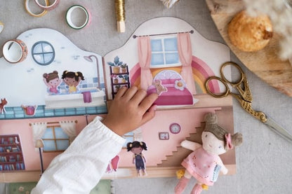 Libro pegatinas reusables, House - Little Dutch