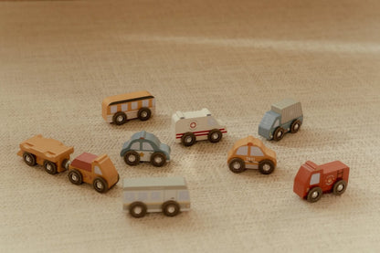 Set de vehículos de madera - Little Dutch