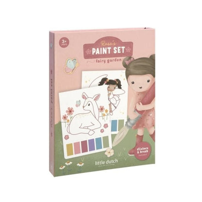 Set de pintura agua, Rosa Fairy - Little Dutch