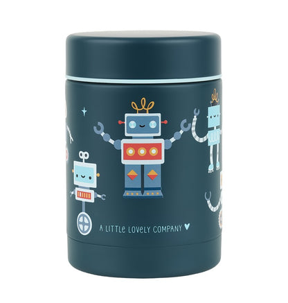 Termo isotérmico acero 300ml, Robots - A Little Lovely Company