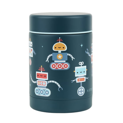 Termo isotérmico acero 300ml, Robots - A Little Lovely Company