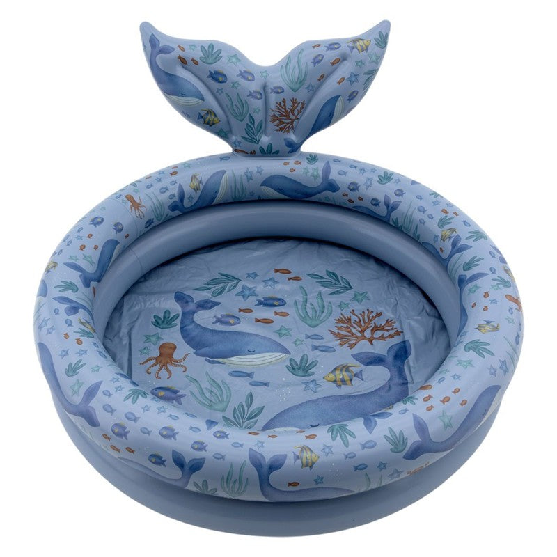 Piscina 80 cm, Océano cola de ballena - Little Dutch