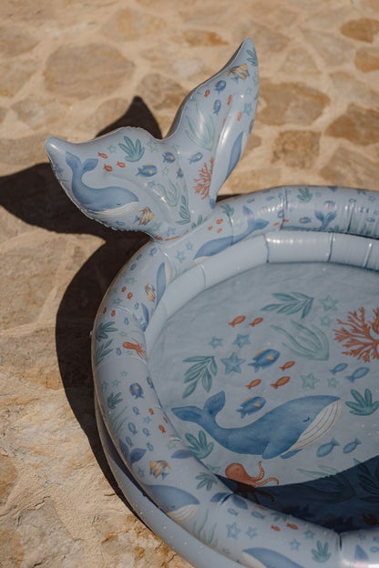 Piscina 80 cm, Océano cola de ballena - Little Dutch