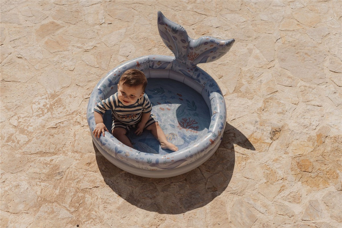 Piscina 80 cm, Océano cola de ballena - Little Dutch