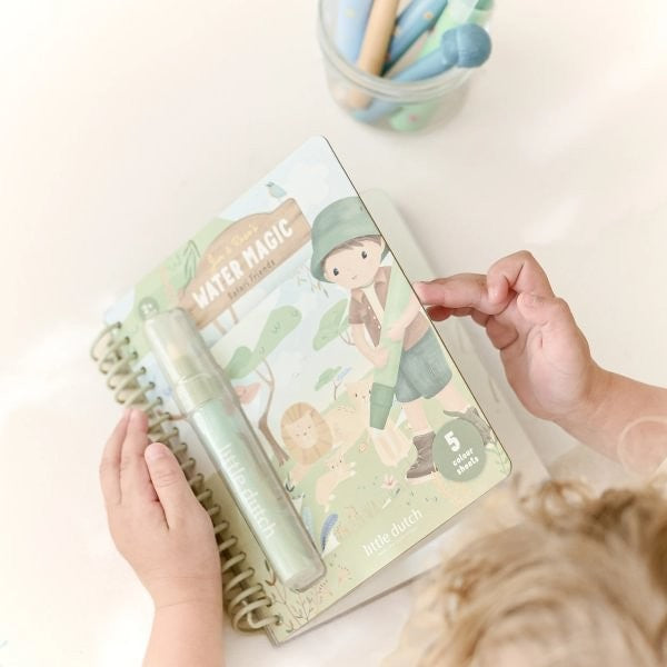 Libro mágico agua, Jim Safari - Little Dutch