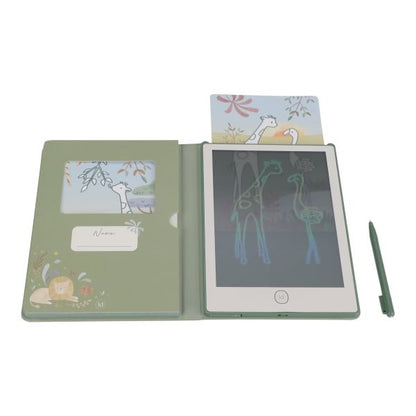 Tablet de dibujo Verde Safari Friends - Little Dutch