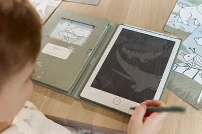 Tablet de dibujo Verde Safari Friends - Little Dutch