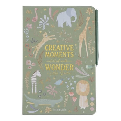 Tablet de dibujo Verde Safari Friends - Little Dutch