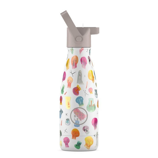 Botella de agua Crazy Skulls 260ml - Cool Bottles