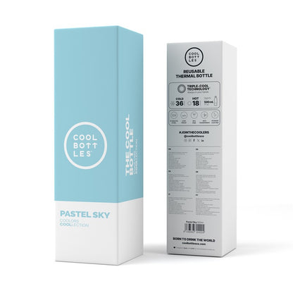 Botella de agua Pastel Sky 500ml  - Cool Bottles
