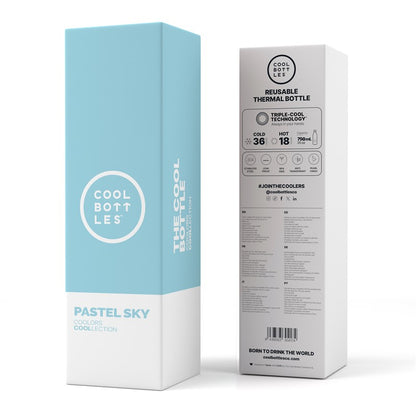 Botella de agua Pastel Sky 750ml - Cool Bottles