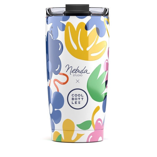 Vaso térmico Nebula, Floral Madness 550ml - Cool Bottles