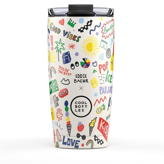 Vaso térmico Eddie Baehr Good Vibes 550ml - Cool Bottles