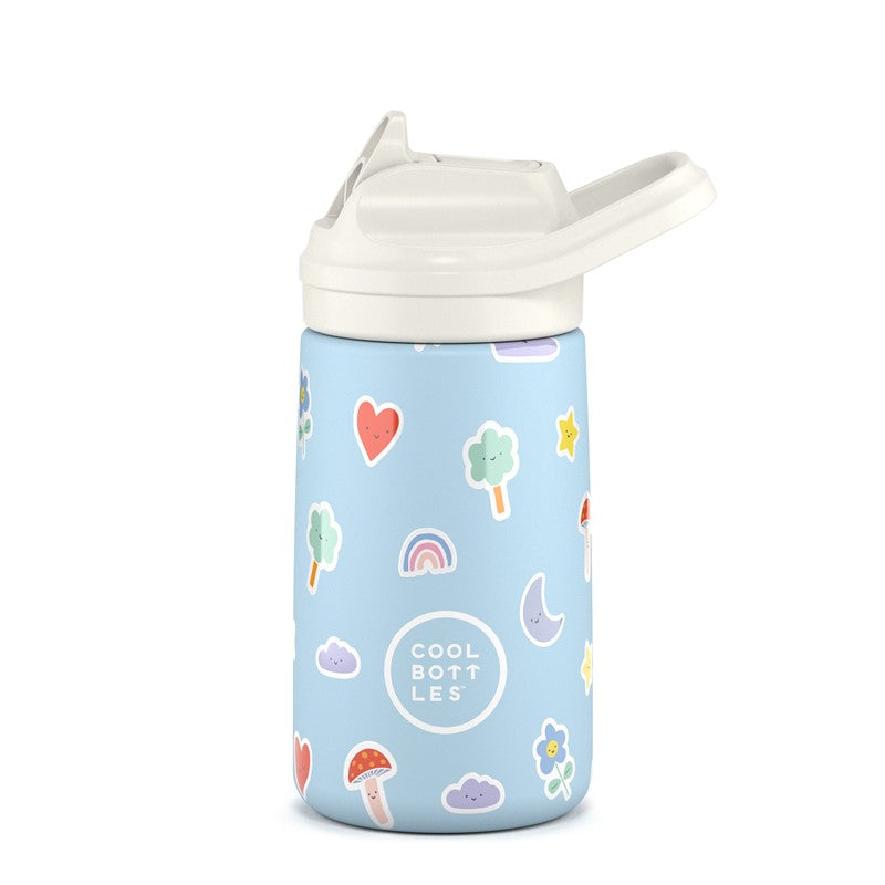 Botella de agua Rainbow Clouds 350ml - Cool Bottles