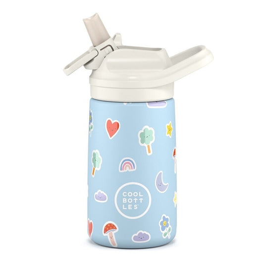 Botella de agua Rainbow Clouds 350ml - Cool Bottles
