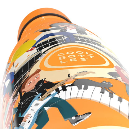 Botella de agua Music Beat 350ml - Cool Bottles