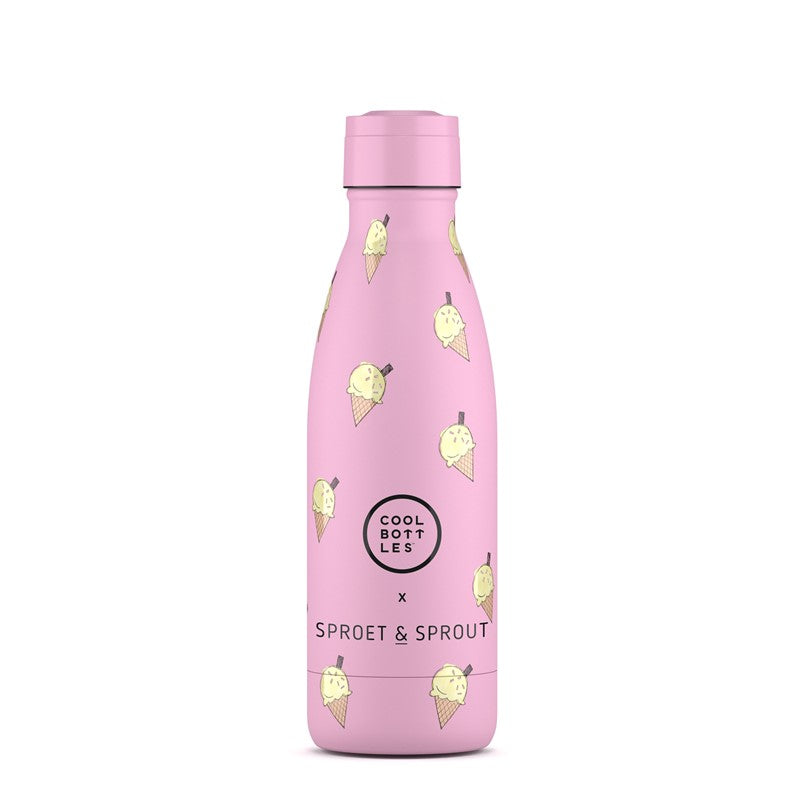 Botella de agua SPRT& Pink Scoop 350ml - Cool Bottles