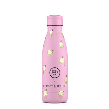 Botella de agua SPRT& Pink Scoop 350ml - Cool Bottles