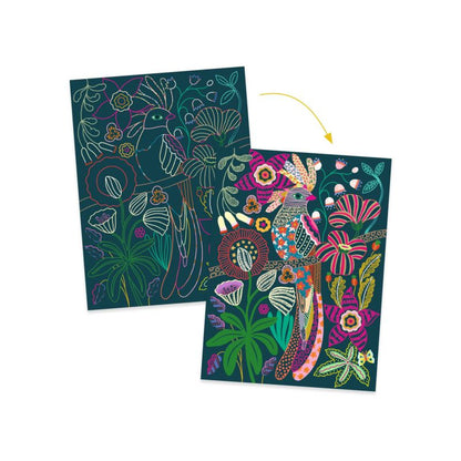 Cuadros para rascar, Rococó - Djeco