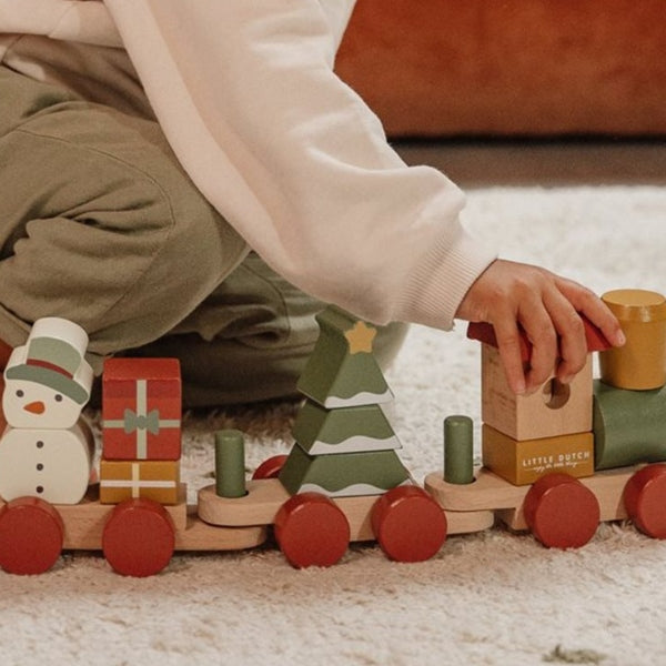 Tren apilable Navidad - Little Dutch