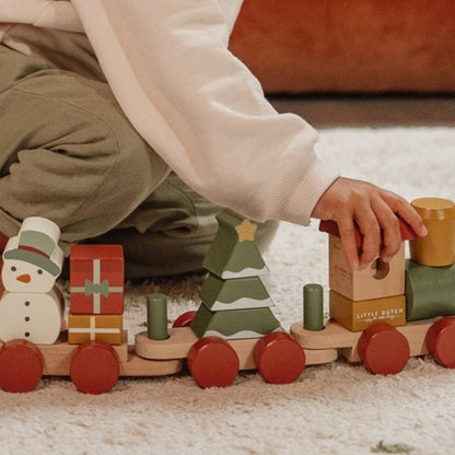 Tren apilable Navidad - Little Dutch