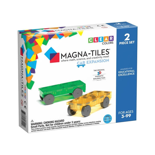 Base para coches iman, verde-amarillo  - Magna-Tiles