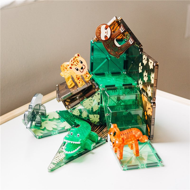 Animales jungla set 25 piezas - Magna-Tiles