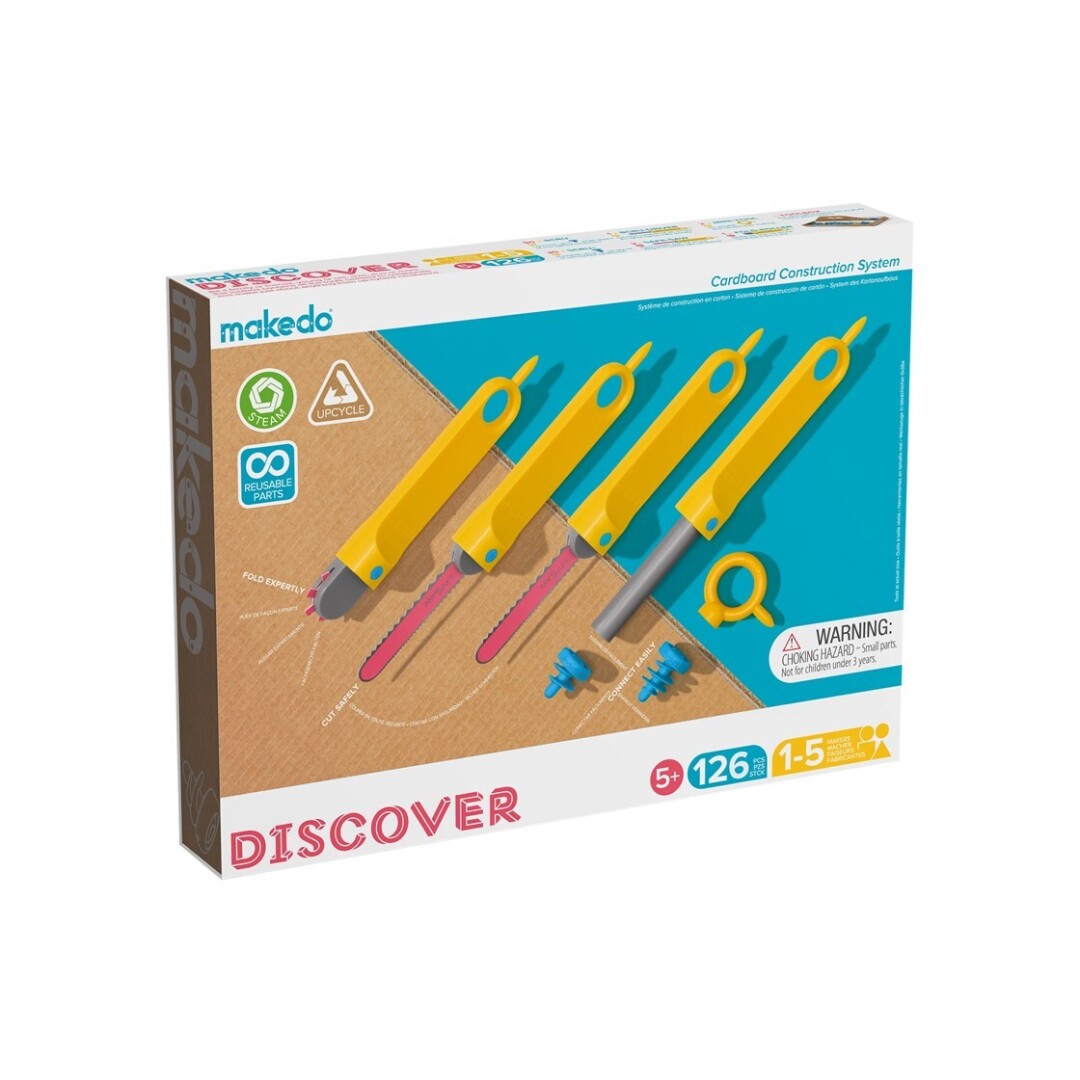 Discover kit de 126 piezas - Makedo