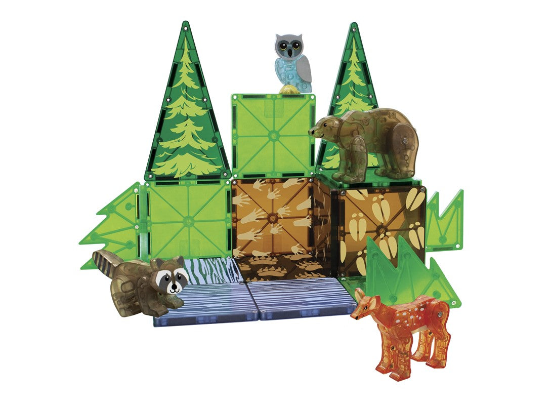 Animales del bosque set 25 piezas - Magna-Tiles