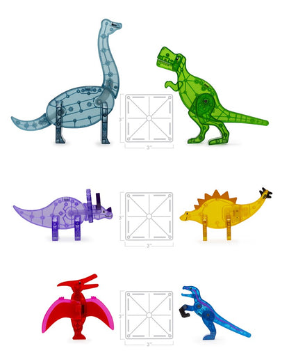 Dinos set 5 piezas - Magna-Tiles