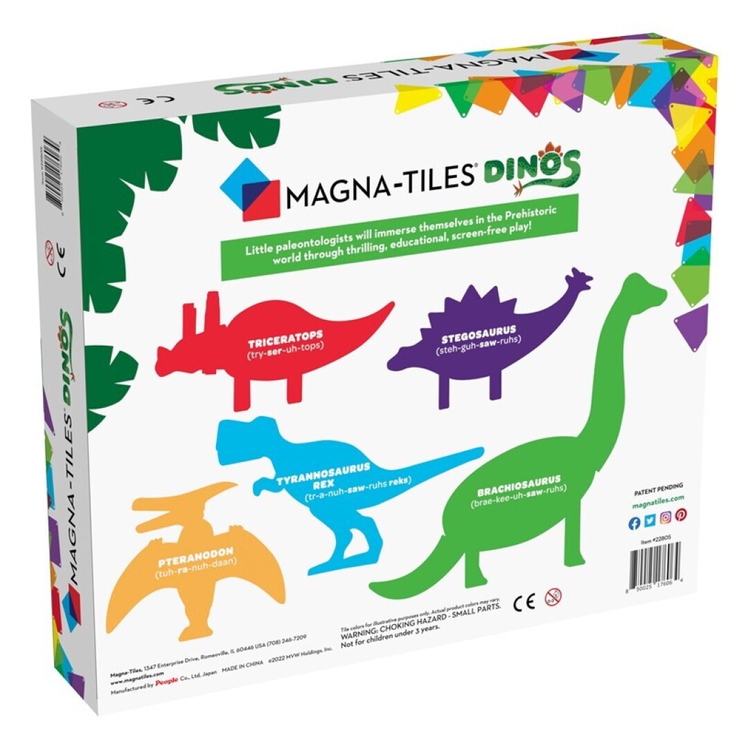 Dinos set 5 piezas - Magna-Tiles