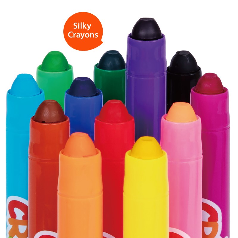 Ceras de Seda Lavables 12 colores - Tookyland