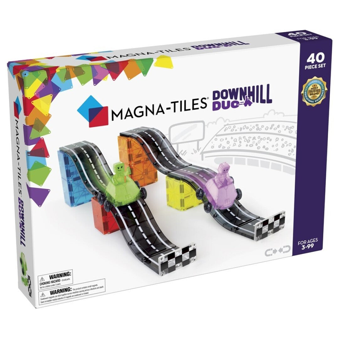 Pista de carreras Down hill duo 40 piezas - Magna-Tiles