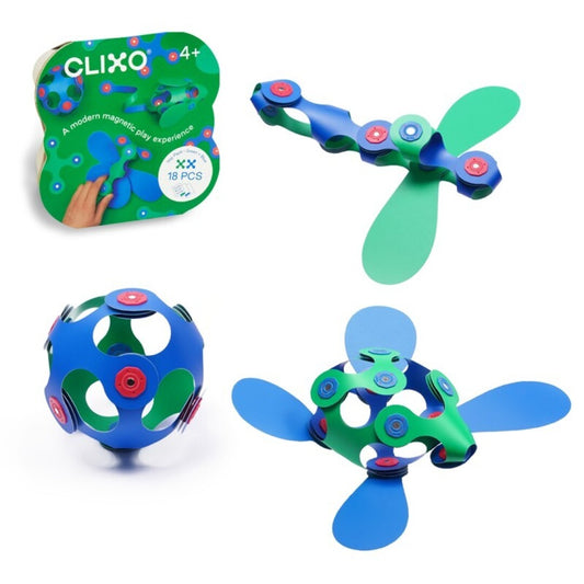 Itsy Pack, azul/verde - Clixo