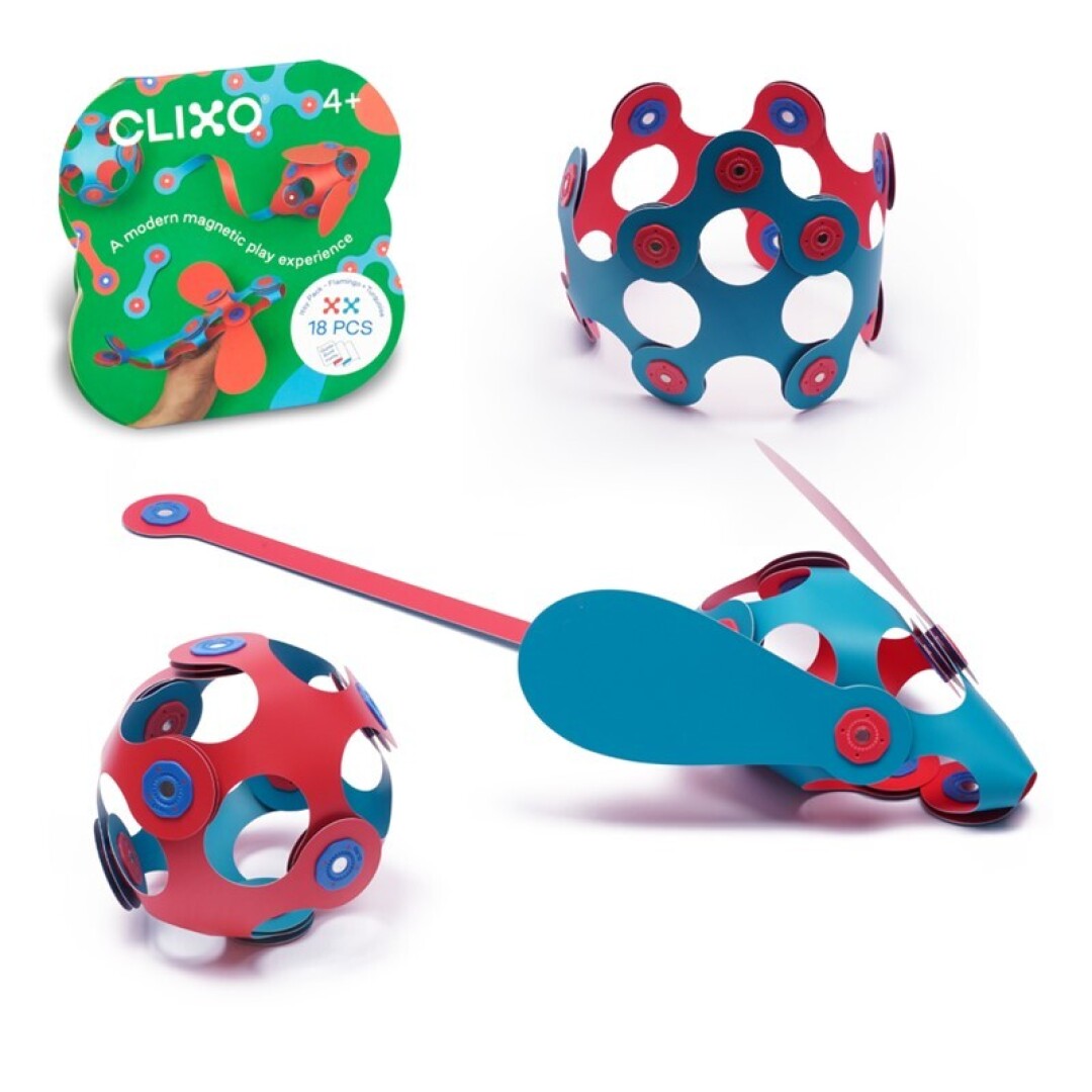 Itsy Pack, flamingo/turquesa - Clixo