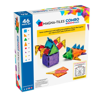 Combo + microMAGS 46 piezas - Magna-Tiles