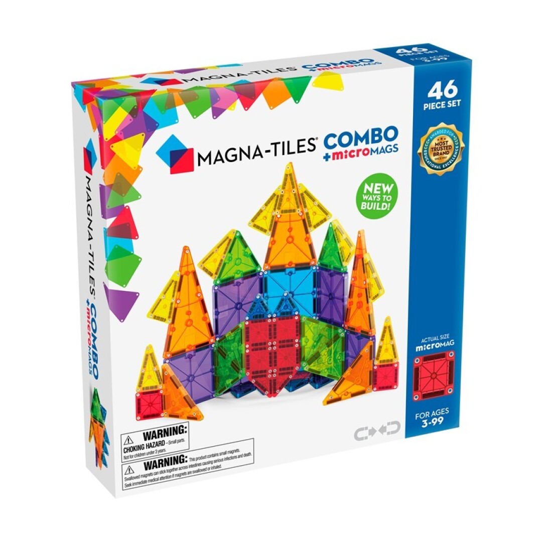 Combo + microMAGS 46 piezas - Magna-Tiles