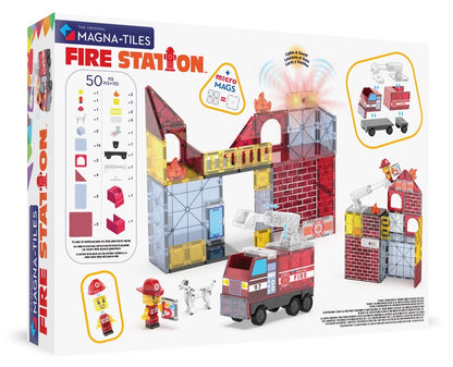 Fire Station Set 50 pcs - Magna-Tiles