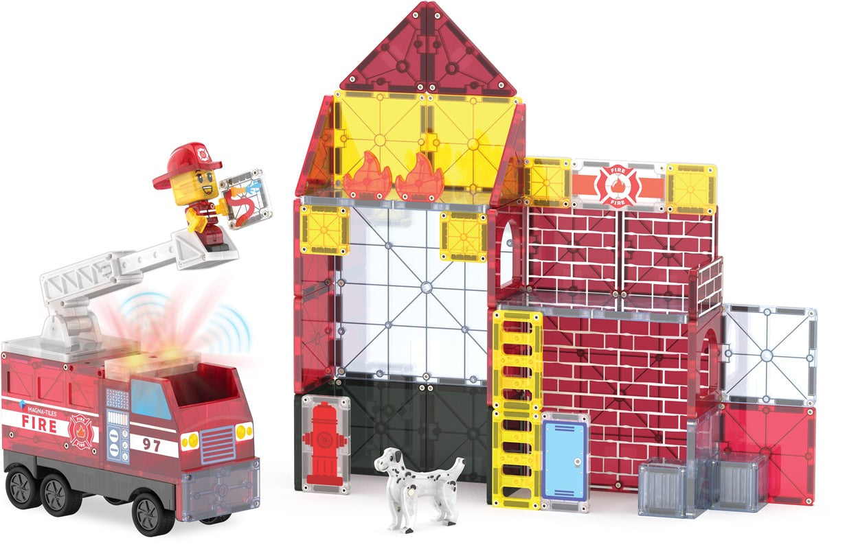 Fire Station Set 50 pcs - Magna-Tiles
