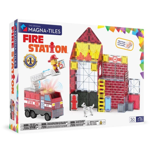 Fire Station Set 50 pcs - Magna-Tiles