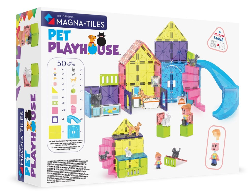 Pet Playhouse Set 50 pcs - Magna-Tiles