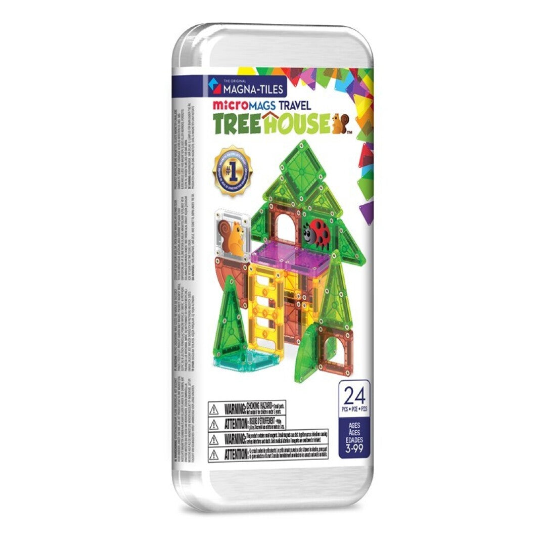 MAGNA-T microMAGS TREEHOUSE Travel Set - Magna Tiles