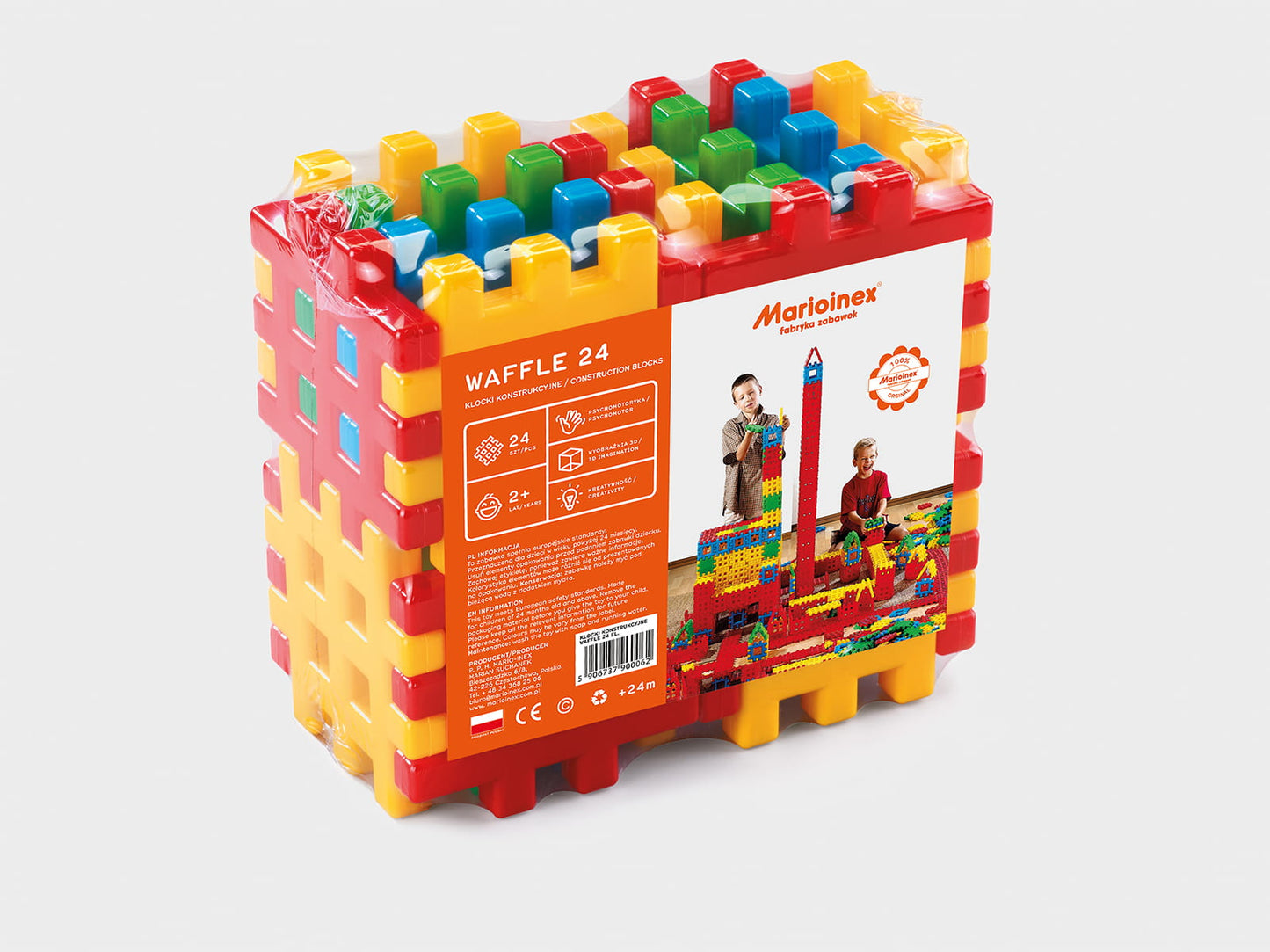 Waffle Blocks 24 piezas - Marioinex