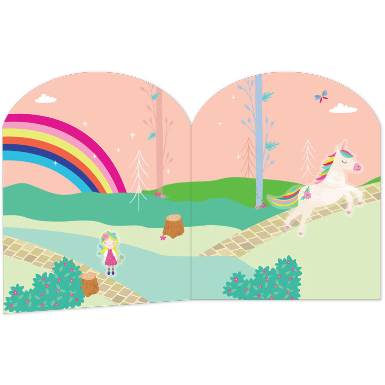 Pegatinas reutilizables, Rainbow Fairy - Floss & Rock