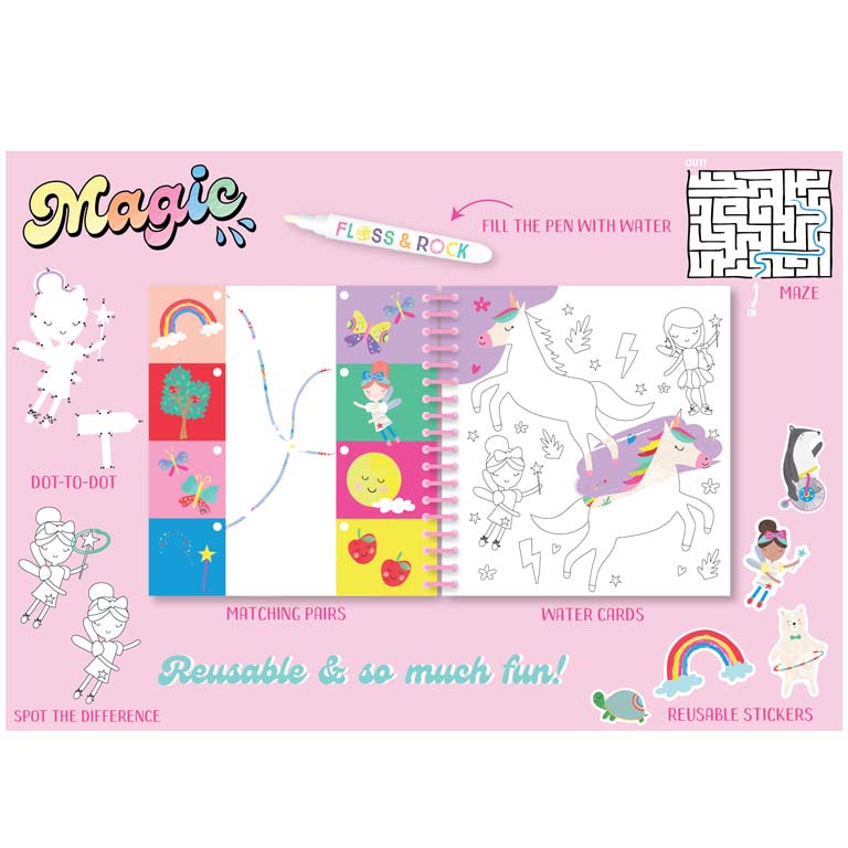 Multiplay con bolígrafo de agua mágico, Rainbow Fairy - Floss & Rock