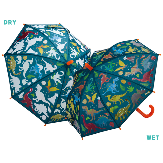 Paraguas cambia de color, Dino - Floss & Rock