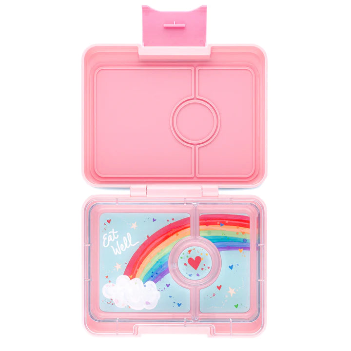 Yumbox Snack 3 compartimentos, Fifi Pink-Rainbow